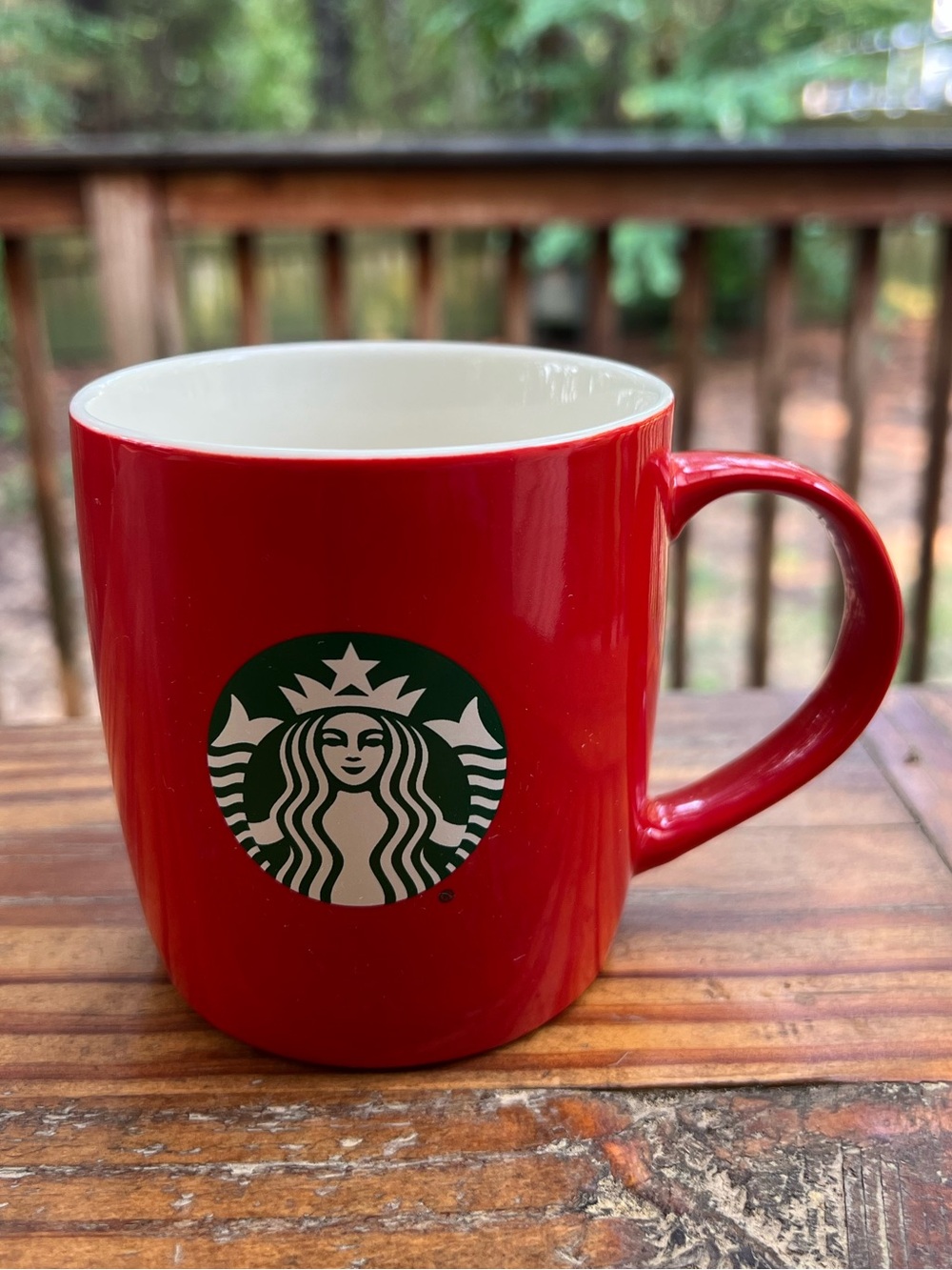 STARBUCKS 2021 Red Coffee Classic 11oz Ceramic Mug